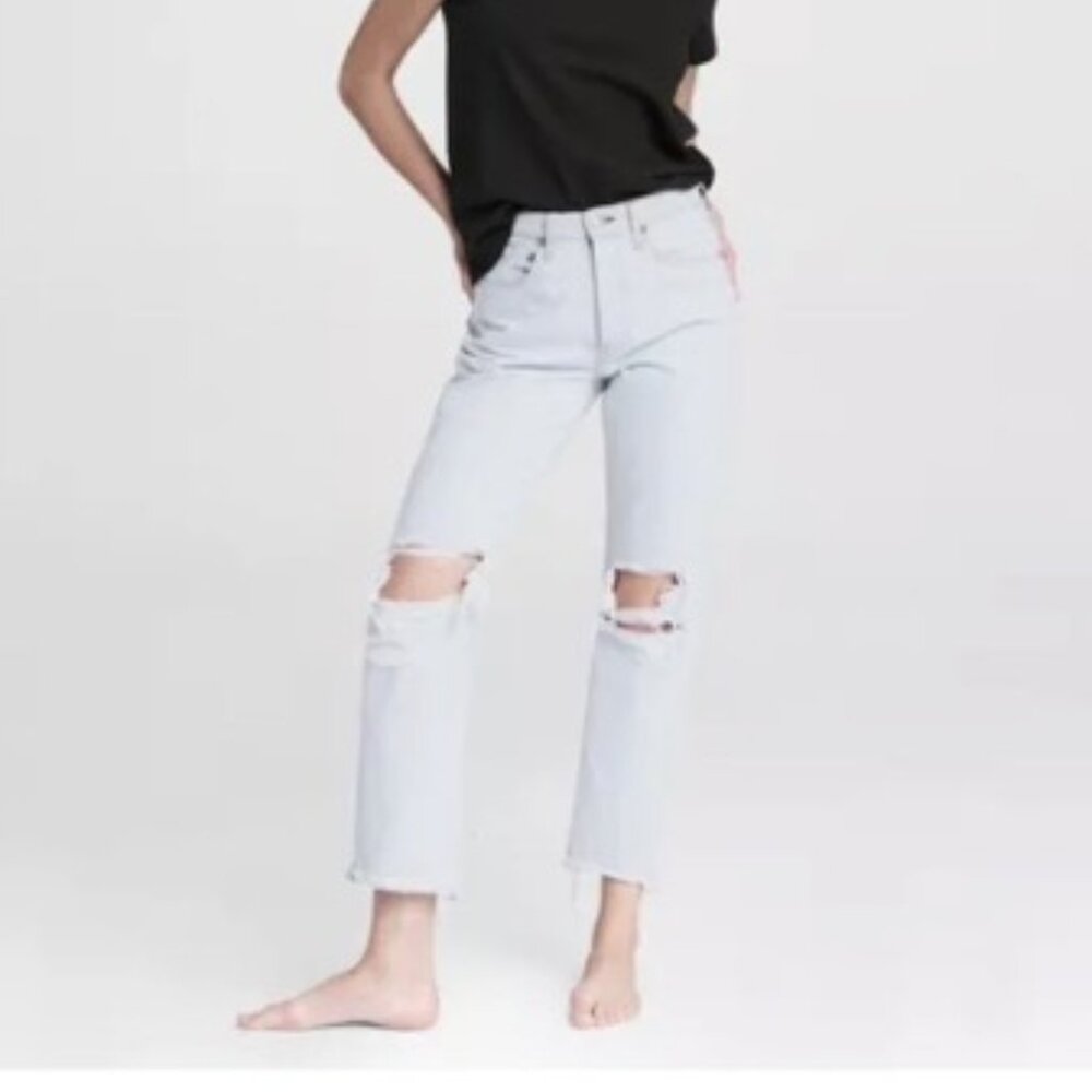 Rag & bone Maya distressed ankle jeans